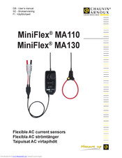 Chauvin Arnoux MiniFlex MA130 User Manual