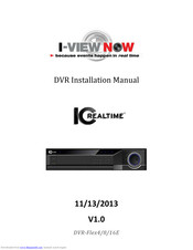 IC Realtime DVR-Flex8 Installation Manual