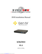 Gen IV Technology HDE-X Installation Manual