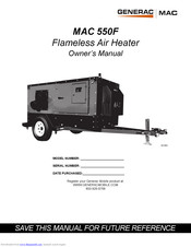 Generac Power Systems MAC 550F Owner's Manual