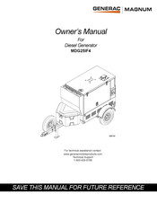 Generac Power Systems MDG25IF4 Owner's Manual