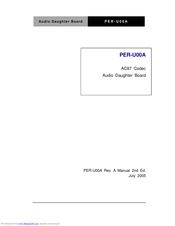 Aaeon PER-U00A User Manual