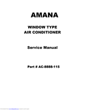 Amana ACB055E Service Manual