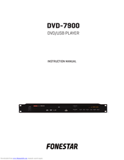 FONESTAR DVD-7900 Instruction Manual