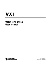 NI VXIpc-872 User Manual