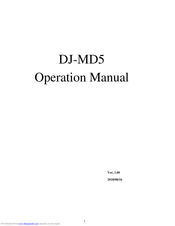 Alinco DJ-MD5 Manuals | ManualsLib