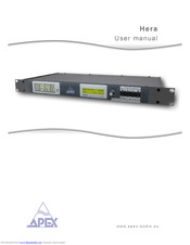 Apex Digital Hera User Manual