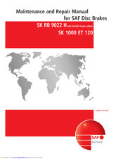 SAF-HOLLAND SK RB 9022 H Maintenance And Repair Manual