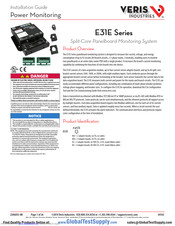 VERIS INDUSTRIES, INC. E31E Series Installation Manual