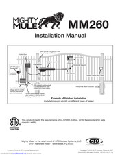 Mighty Mule MM260 Installation Manual