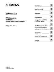 Siemens SIMATIC RF650R Configuration Manual