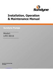 Sundyne LMV-801S Installation, Operation & Maintenance Manual