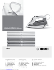 Bosch TDA75 Series Operating Instructions Manual