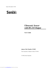 Senix Ultrasonic Sensor User Manual