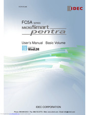 IDEC MicroSmart pentra FC5A-D16RS1 User Manual