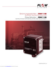 Flow VISION SW118 Installation And Adjustment Instructions