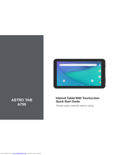 Astro Tab A750 Quick Start Manual