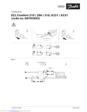 Danfoss ECL Comfort A231 Installation Manual