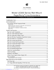 GAI-Tronics LE300 Manual