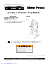 HEIN-WERNER AUTOMOTIVE HW93302 Operating Instructions & Parts Manual