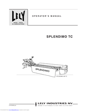LELY SPLENDIMO TC Operator's Manual