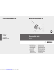 Bosch eBike ABS BAS100 Original Operating Instructions