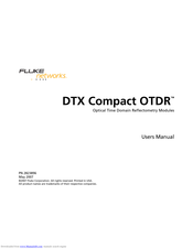 Fluke DTX Compact OTDR User Manual