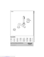 Grohe Concetto Manual