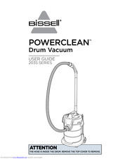 Bissell Powerclean Drum Vacuum User Manual