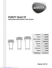 Brita PURITY 600 Quell ST Manual