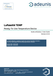 Adeunis RF LoRaWAN TEMP User Manual