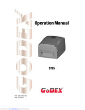 Godex STE5 Operation Manual