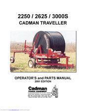 Cadman TRAVELLER 3000S Operator And Parts Manual