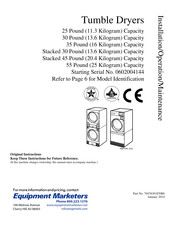 Equipment Marketers KU030N Installation Operation & Maintenance