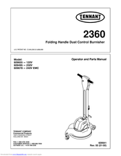 Tennant 2360 Operator And Parts Manual