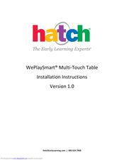 hatch WePlaySmart Installation Instructions Manual