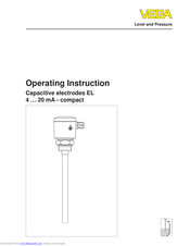 Vega EL 31 Operating Instructions Manual