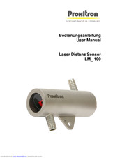 Proxitron LMx 100 series User Manual