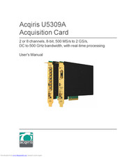 Acqiris U5309A User Manual