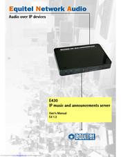 Equitel E430 User Manual