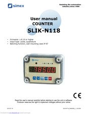 Simex SLIK-N118 User Manual