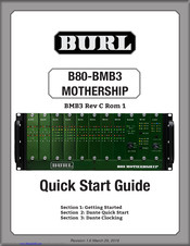 BURL B80-BMB3 MOTHERSHIP Quick Start Manual