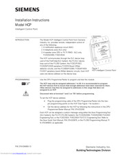 Siemens HCP Installation Instructions Manual