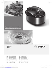 Bosch MUC24 Series Instruction Manual