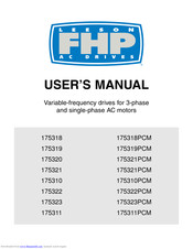 Leeson FHP 175323PCM User Manual