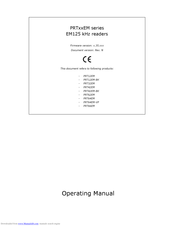 Roger PRT64EM-VP Operating Manual