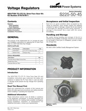 Cooper S225-50-45 Service Information