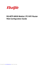 Ruijie Networks RG-MTFi-M520 Web Configuration Manual