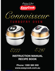 EasyCook Connoisseur E777 Instruction Manual Recipe Book