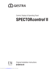 GESTRA SPECTORcontrol II Original Installation Instructions